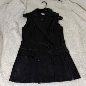 Jason Wu Black Double-Breasted Vest